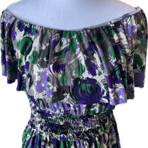 Floral Off-Shoulder Dress